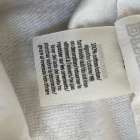 VS Pink Shamrocked glitter graphic lattice caged back tee TLS1 2850 - Picture 9 of 15